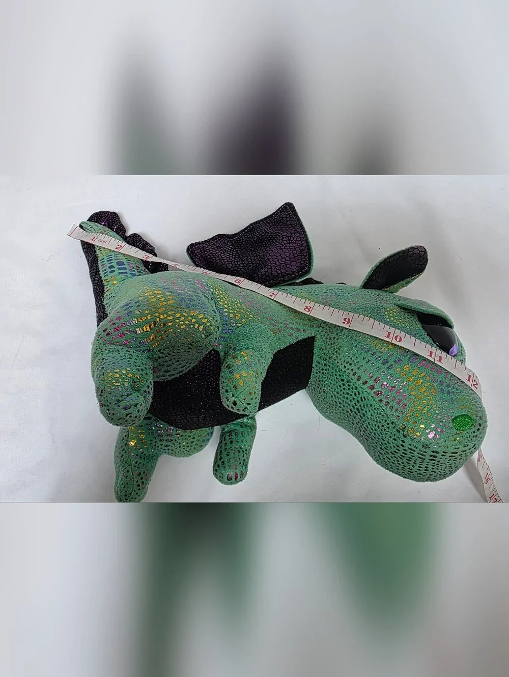 Ty Beanie Boos Cinder Green Dragon Plush 13